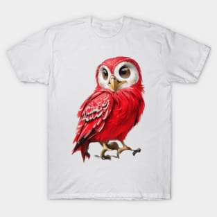 Funny Red Owl T-Shirt